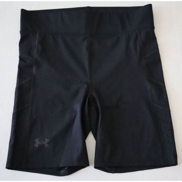 Under Armour 1373218 001 Men's Sz Large Black UA Speedpocket Half Tights Shorts - Picture 3 of 14